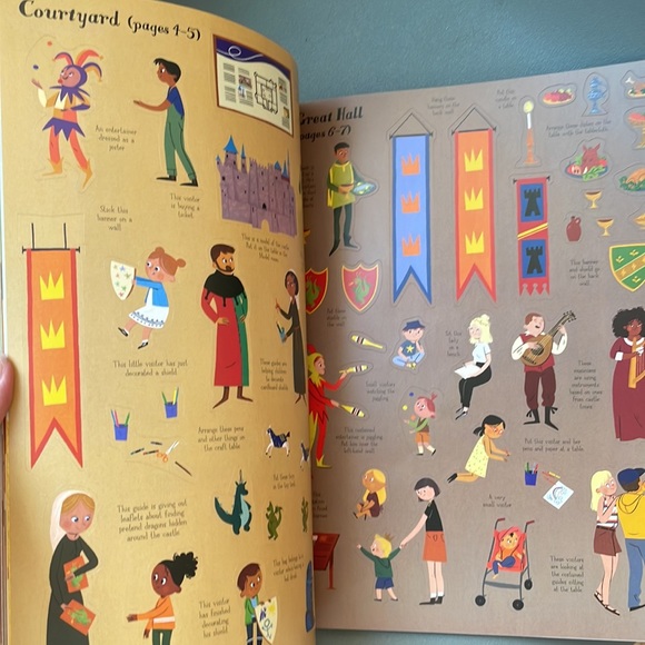 COPY - Usborne Castle Sticker Book - Picture 5 of 8
